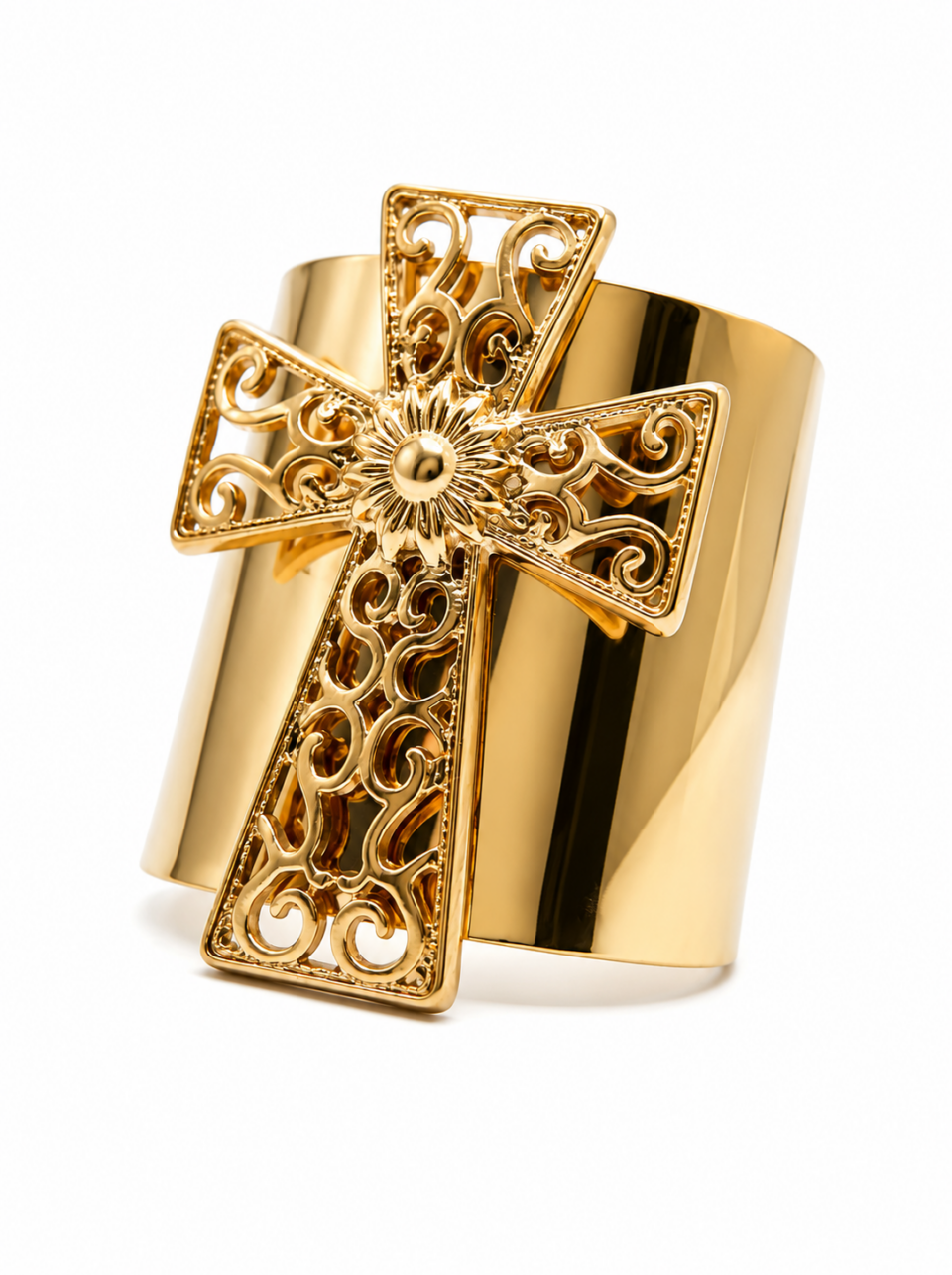 Bracciale Croce Baroque oro